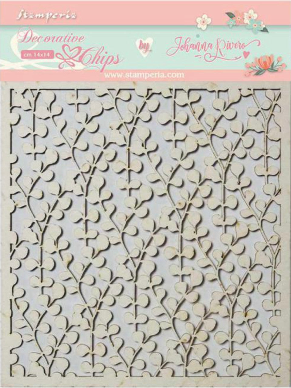 Stamperia Decorative Chips - Circle of Love Texture